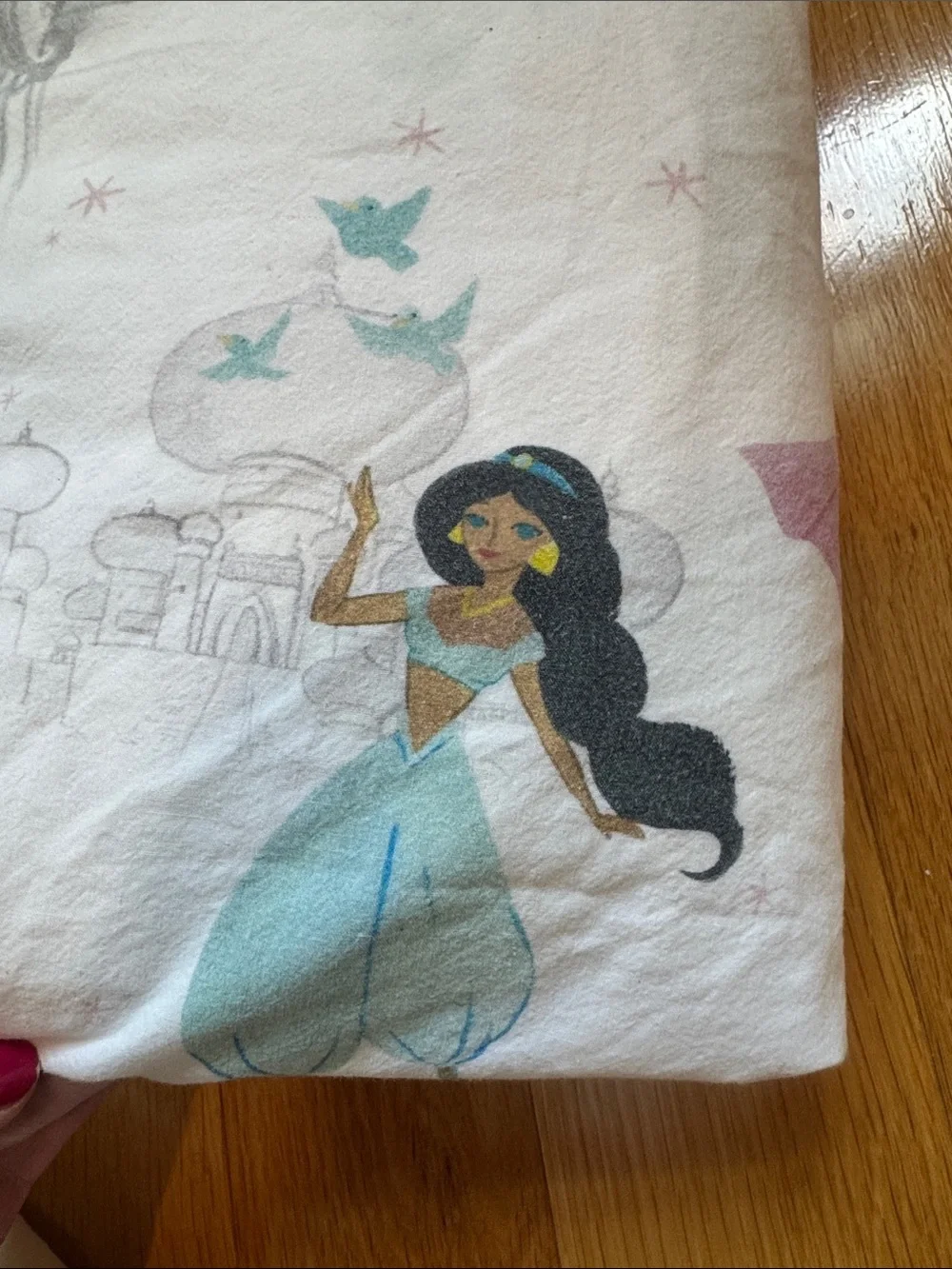Pottery Barn kids Queen size Disney Princess sheets